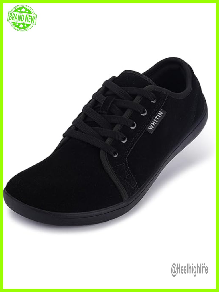 Genuine Leather Minimalist Barefoot Shoes Zero Drop Wide Width Flat Thin Sole